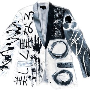 Custom Suit Jacket “Beautifully Different” in Japanese